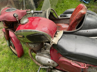 Jawa 250 panelka + sidecar, TP - 2