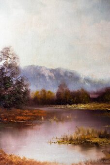 Karl Schmidbauer – olej na plátne, 105×75cm - 2