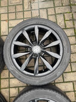 ORIGINÁL Alu Volkswagen Dijon R17, 5x112 - TOP STAV - 2