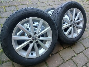 ALU kola,sada, originál Volkswagen,185/60 R15,5x100,TOP - 2