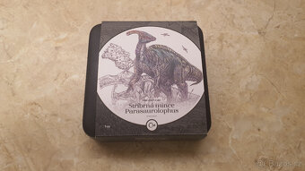 PARASAUROLOPHUS - stříbrná mince Pravěký svět - 2