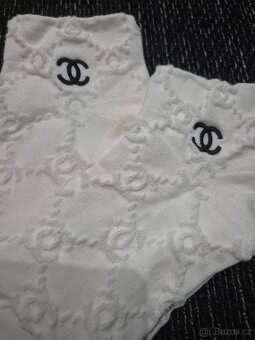 Chanel ponožky bíle - 2