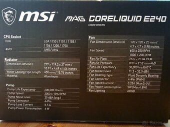 MSI MAG CORELIQUID E240 - 2