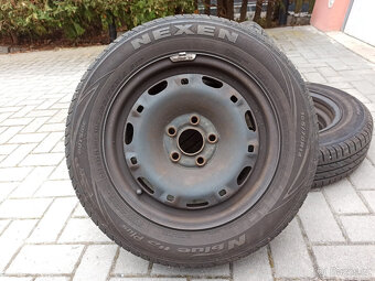 14″ disky 5x100 s letními pneu 165/70 R14 - 2