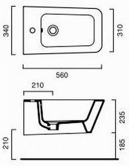 CATALANO PROIEZIONI závěsný bidet s 80% slevou - 2