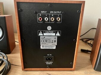 Reproduktory Genius SW-HF 2.1 1205 + kabel Bespeco - 2