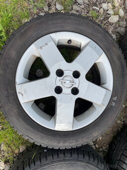 Opel ALU disky s letními pneu 90% vzorek - 2