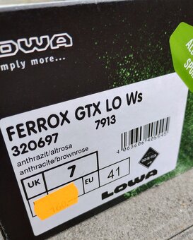 LOWA Ferrox GTX LO Ws 320697 vel. UK7/EUR 41 - 2