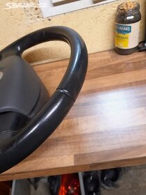 Tříramenný kožený volant Passat B6,Golf V,Polo... - 2