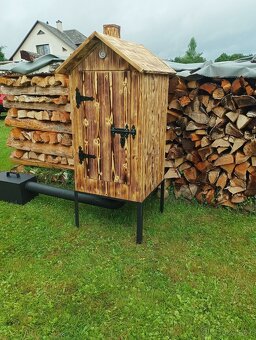 Dřevěné udírna - 2