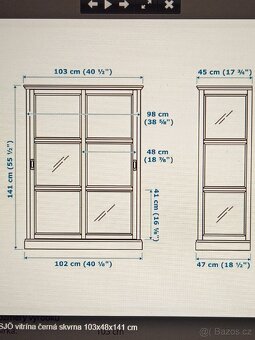 Vitrína Malsjo IKEA - 2