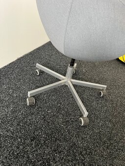 Otočná židle, šedá - 2