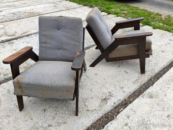 ÚLUV návrh Navrátil párová retro křesla - 2
