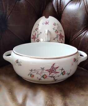 Retro hluboké talíře, podnosy, terina - 2