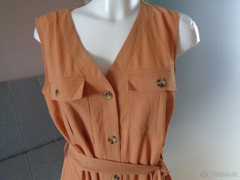 letní  šaty  hnědé - 2