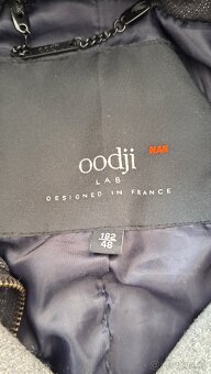 Kabát pánský, šedý, krátký - 2