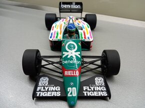 F1 ROZKLÁDACÍ BENETTON BMW B186 1986 BERGER MINICHAMPS 1:18 - 2