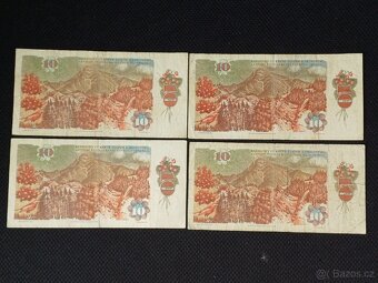 4 x 10 koruna 1986 - 2