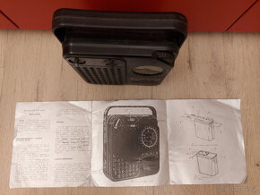Retro rádio Tesla Finále 2834B + orig. manuál - 2