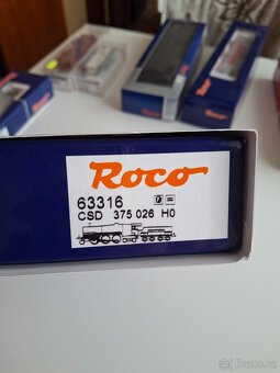 Parní lokomotiva ř.375 Hrboun ČSD Roco 63316 - 2