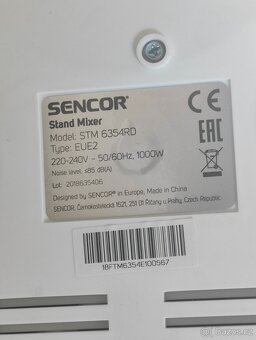 Kuchyňský robot SENCOR STM 6354RD - 2