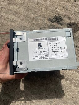 Škoda Superb 1 2din rádio - 2