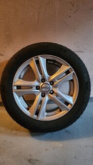 Alu disky 5x100 15" + šrouby + zimní pneu - 2