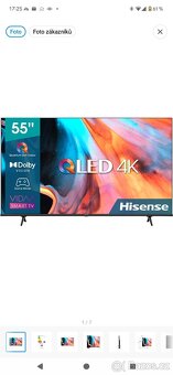 Tv 139 cm Hisense praskla - 2
