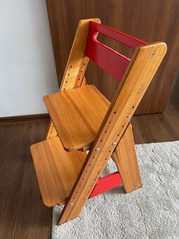 Rostoucí židlička židle dětská - 2