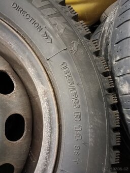 Zimní pneu (nejete - cca50 km) na discích 4x108 - 2