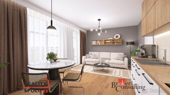 Pronájem, byty/1+kk, 34 m2, Bratislavská, Brno, Brno-město [ - 2