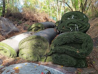 Fotbalový umělý použitý trávník 5 cm - 2