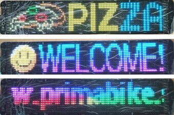 FLEXIBILNÍ REKLAMNÍ LED PANEL PÁS FULL COLOR 60x12cm na 5V - 2