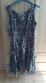 Dámské letní modrobílé šaty vel. 36/S - 2