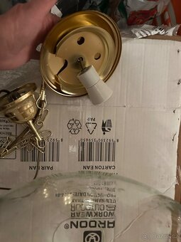 Retro lustr Kamenicky Senov průměr 40 cm - 2