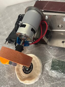 Mini pásová bruska + leštička – kompletní sada - 2