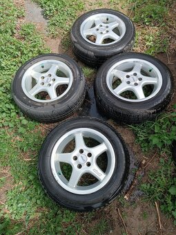 ŠKODA OCTAVIA 1,VW,SEAT -15"ALU SADA, LETNÍ PNEU 195/65/15 - 2