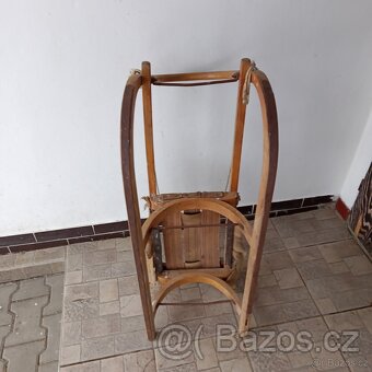 dřevěné sáně - 2
