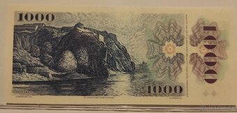 1000 Kč 1985 C 81 Lepený kolek UNC - 2