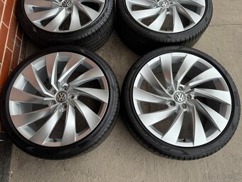 Alu 20" 5x112 orig. VW Rosario letní 75% TOP cena - 2