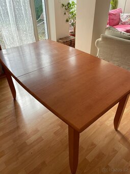 dřevěný stůl 150x90x75 (s rozšířením o 30 cm) - 2