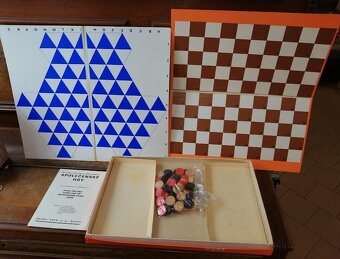 Prodám retro hru Mezinárodní dáma pro dva a tři mlýn. - 2