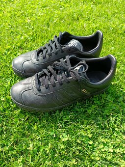 Adidas originals GAZELLE-Tenisky-core black/gold metalic - 2