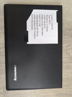 Lenovo G50-45 velice pěkný stav - 2
