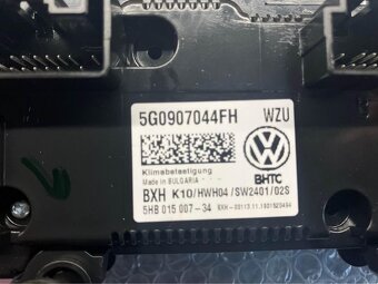 panel klimatizace VW - 2