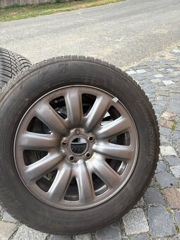4 x pneu 215/65 R17 zimní , plech disky - 2