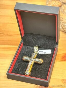 Zlatý přívěsek kříž 8,60g 
 - 2