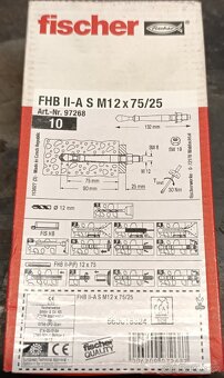 Fischer kotva Highbond FHB II-A s M12 x 75/25 - 2