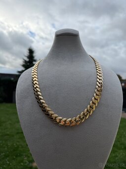 Zlatý řetěz CUBAN CHAIN - 59.97g 65cm - 14mm  - NOVÝ ZLATO - 2