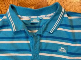 Pánské pruhované triko xxl, lonsdale - 2